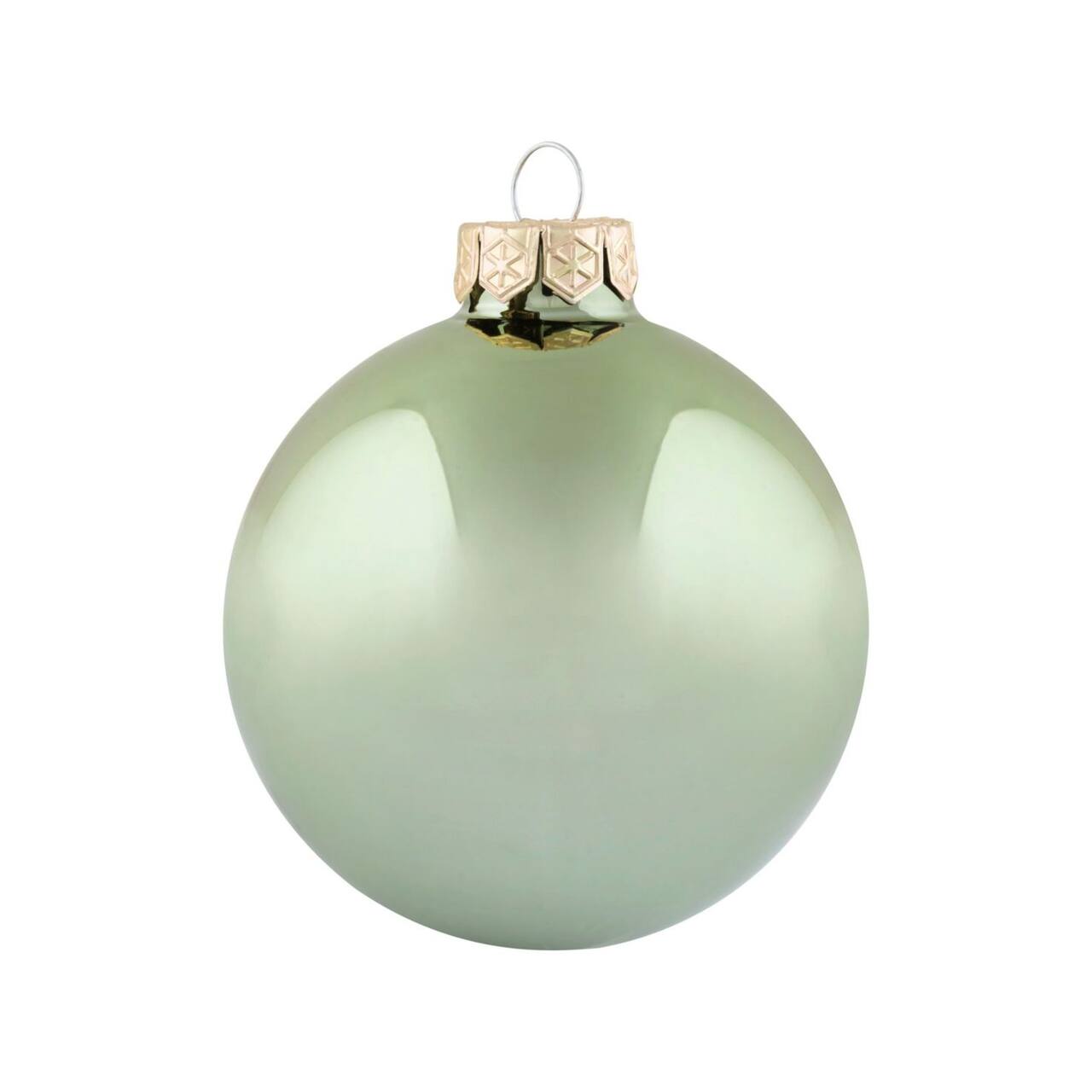 Whitehurst 8ct. 3.25" Shiny Glass Ball Ornaments